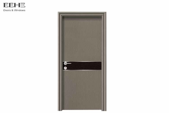 MDF το PVC έντυσε τις εσωτερικές πόρτες, κατοικημένες εσωτερικές ξύλινες σύνθετες πόρτες επίδρασης
